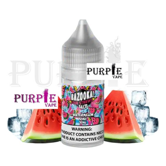 نكهه بازوكا بطيخ ايس سولت نيكوتين 30 مل