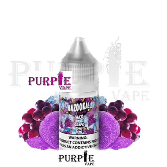 بازوكا عنب بارد حامض وحلو سولت نيكوتين 30 مل