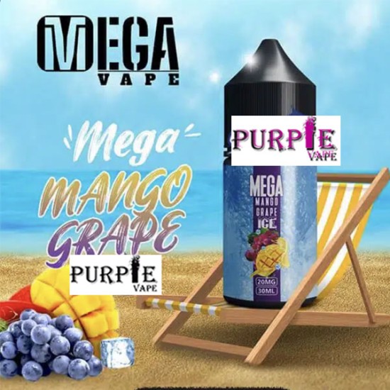 نكهة ميجا مانجو عنب ايس سولت 30 مل
