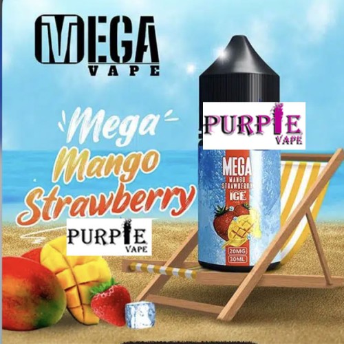 نكهة ميجا مانجو فراولة ايس سولت 30 مل