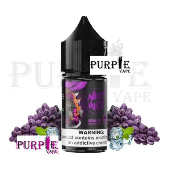 نكهه ناستي عنب سولت نيكوتين 30 مل اساب قريب